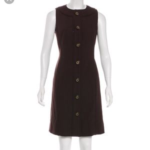 Tory Burch dress size 8 brown sleeveless